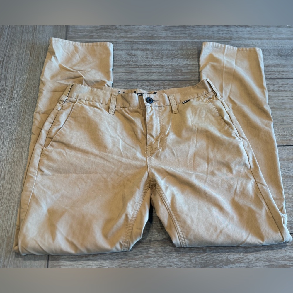 Hurley Tan Chinos Classic Straight Leg